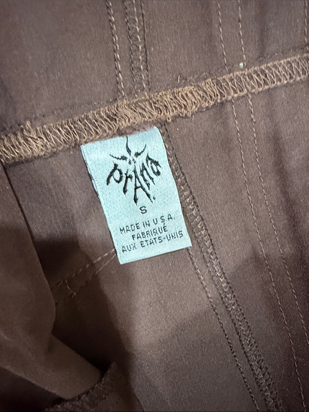 Prana Brown Drawstring Skirt size small - Picture 4 of 9